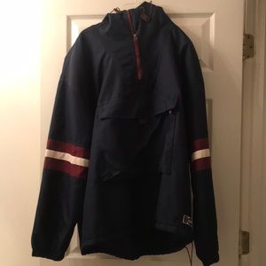 Pull over bomber jacket